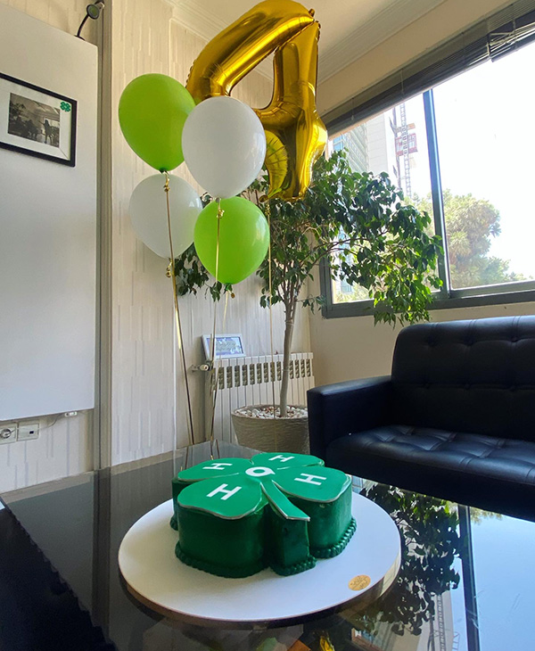 کیک 4H در جشن سالگرد تاسیس کانون